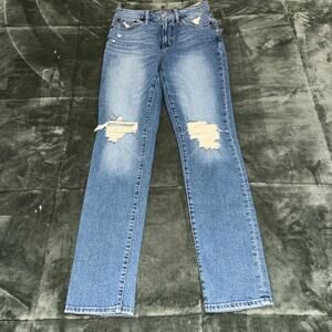 Madewell The Perfect Vintage Jeans Women’s 25T Blue Denim Distressed Light Wash